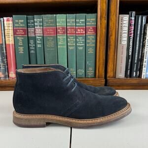 1901 Men's Canyon Blue Suede Leather Chukka Boot 9.5